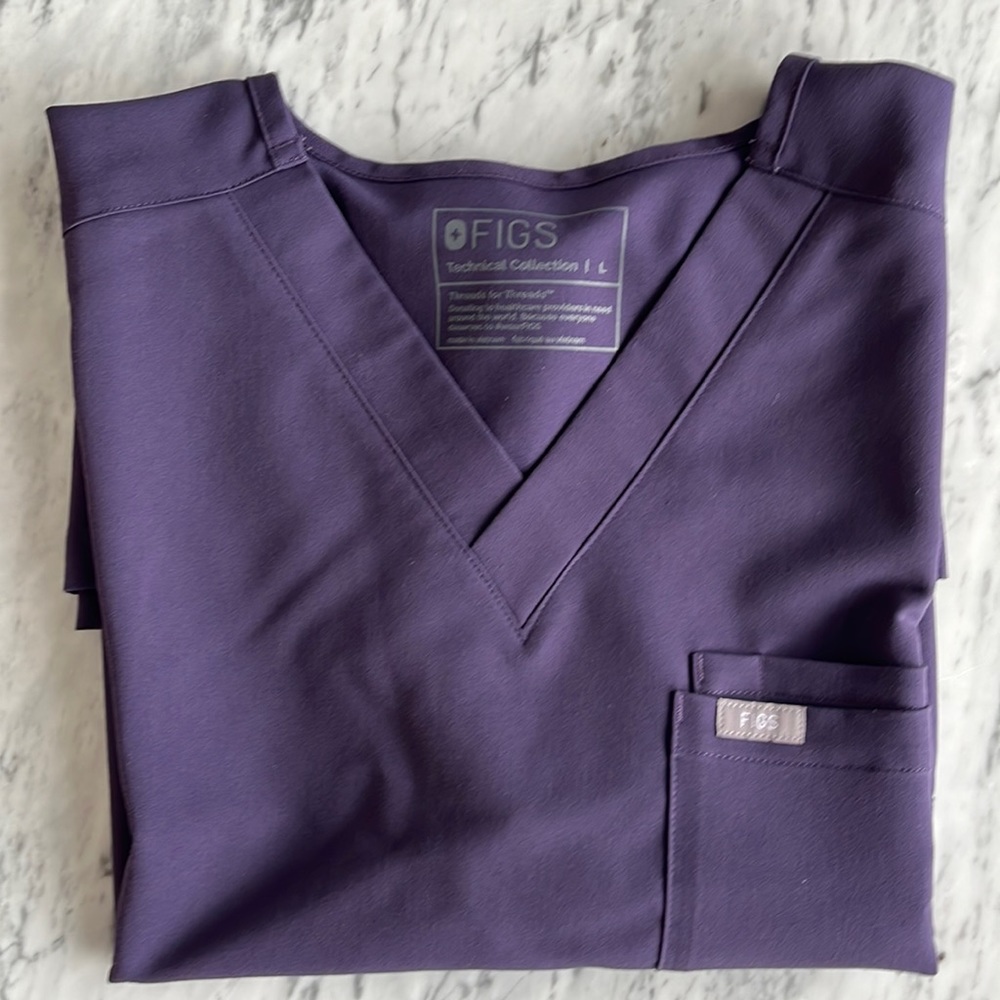 FIGS LEON IN PURPLE SHADOW SIZE LARGE